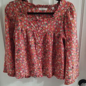 Doen Lunaria Top in Poppy Tasha Garden